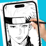 How to draw Anime Ar drawing icon