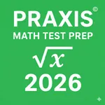 Praxis© Math Test Prep 2026 icon