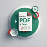 Convert PDF to Excel fast icon