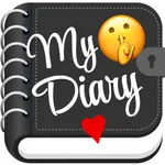 Daily Journal; Diary With Lock icon