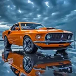 Classic car wallp icon