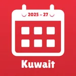 Kuwait calendar 2025 - 2027 icon