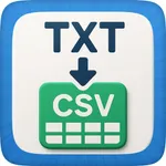 CSV file Create Editer & View icon