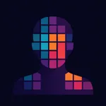 Mosaic Face Blur Photo Effect icon