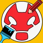 Alien Hero 10 Coloring icon