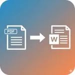 PDF to Word - pdf to docx icon