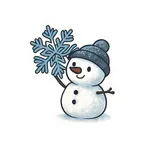 Snowflakes Stickers icon