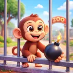 Crazy Monkey Zoo Survival Game icon