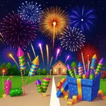 Amazing Fireworks Simulator 3D icon
