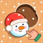 Christmas winter toddler games icon