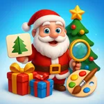 Xmas Hidden Objects & Coloring icon