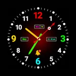 Digital Neon Night Clock icon