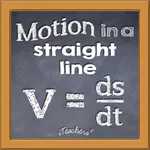 Motion in a Straight Line Math icon