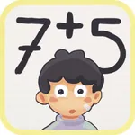 Additions – maths learning book icon