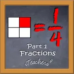 Fractions Part 1,  Age 4, 5, 6 icon