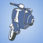 GPSSpeed Scooter: The GPS tool icon