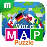 World Map Puzzle 168 Countries icon