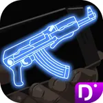Neon Gun Shooter Weapon icon