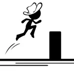 Stickman Parkour-run and jump icon