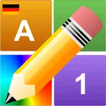 Buchstaben Zahlen Farben icon