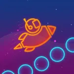 Take Me To Mars -glow stickman icon