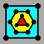 Dots & Boxes - with Triangles & Hexagons, Coins & Strings icon