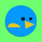 Rotating Blue Bird icon