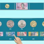Arranging Coins and Notes AUD icon