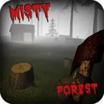 Scary horror apocalypse masacre : Undead zombie hunter survival mission in dark nightmare forest of terror icon