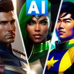 Create Your Own Superhero AI icon