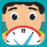 Time Telling Fun for school Kids Learning Game for curious boys and girls to look, interact, listen and learn icon