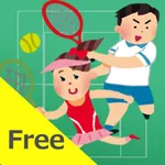 can do with two people[two people tennis] free icon