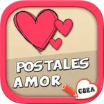Spanish Love Cards Create romantic pics & messages icon