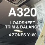 A320 LOADSHEET T&B 180 4z PAX icon