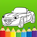 Best coloring book: Cars icon