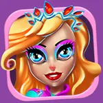 Princess dress-up games - girls make up salon icon