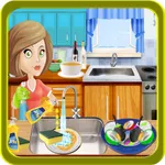 Kids Dish Washing & Cleaning - Play Free Kitchen Game icon