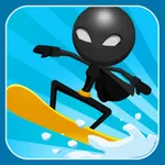 A Superhero Stickman Run - Amazing Mountain Snowboard Racer icon