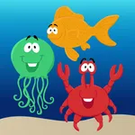 Toddler Aquarium Puzzle Free: Fish sticker book icon