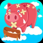 Pig down the stairs icon