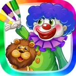 Circus and Clowns - Coloring icon