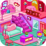 Interior home decoration game icon