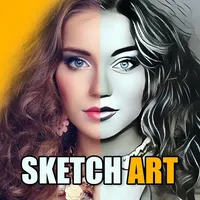 Pencil Sketch - Cartoon Photo icon