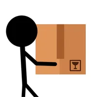 Carrying boxes icon