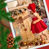 Christmas Photo Frames Editor. icon