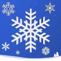 Grow the frozen Christmas snow icon