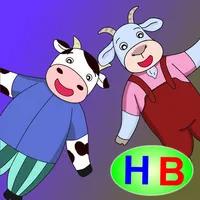 The story of cow and goat (Story and games for kids) icon