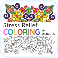 Stress Relief Adult Color Book icon