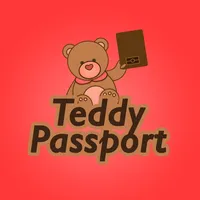 Teddy Bear Passport / Travel Photo Card ID Maker with Travel Stamps icon