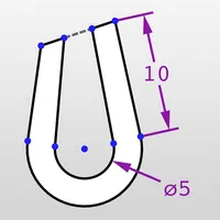 Updraw - create 2D CAD drawings with dimensions icon